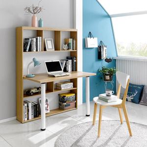 보비쥬S 메이즈 1100 정면 책상+책장 세트