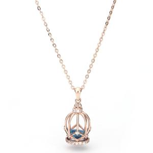 [도로시]14k 러블리 블루팰리스 롱 목걸이-70cm(천연석)