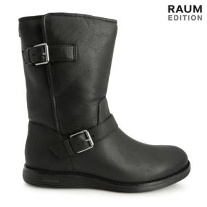 [콜한]블랙 여성 모토 부츠 CH7F5F210BK