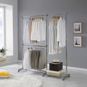 [휴센] 러블리 2단 폭조절 이동식 행거