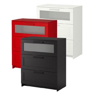 이케아 BRIMNES 3단 서랍장