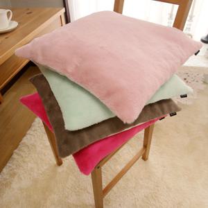 비비드 밍크 FUR 사각방석-4color(커버만)