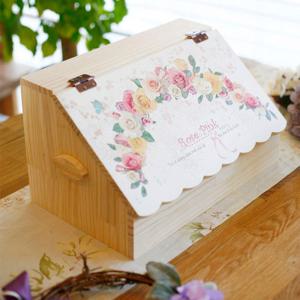 플랜트 로즈 원목 다용도 수납함 ST-101 (인테리어수납장)