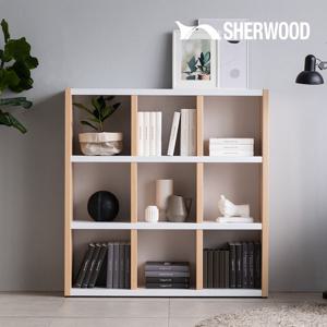 [쉐우드]샤인 수납형 모던 1200 3단 책장 [착불]