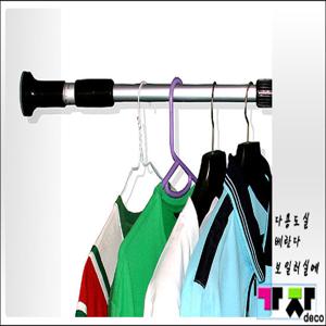 가자데코 압축봉 옷걸이 행거AL120(78~125CM)