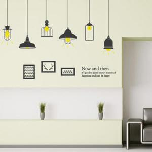 아트박스/꾸밈 cm207-북유럽액자와클래식전등_그래픽스티커