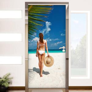 아트박스/꾸밈 cm197-해변으로가요_현관문방문시트지