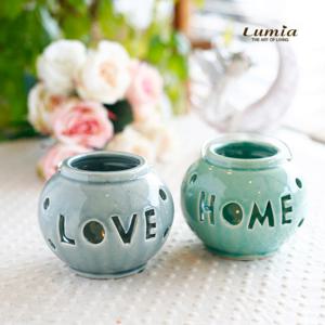 Lumia 러브 홈 항아리 티라이트 촛대 (2P)