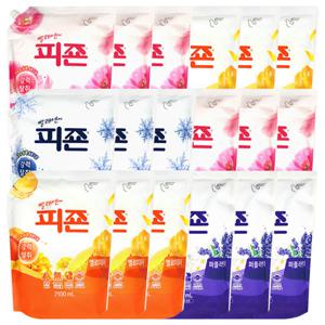 [피죤]섬유유연제 리필용 2100ml×6개