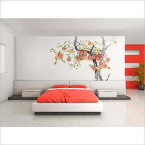 석류화포인트벽지 동양화포인트벽지 한국화실크포인트벽지