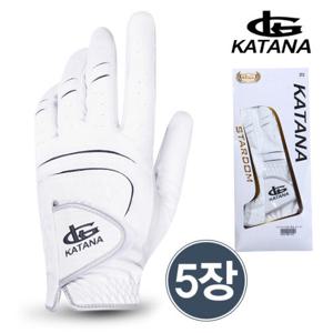 [카타나골프](5장1세트)KATANA 남성 골프장갑(반양피)