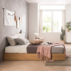 [가구야] 싱글 / 861 평상형 싱글침대 - 매트포함