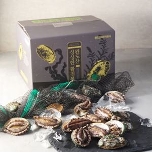 완도전복 중 14미 730g 선물박스포장_국내양식산[E1814B]