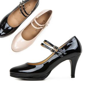 Kitten Hill 가보시 펌프스 KB0060 베이지/블랙 8cm