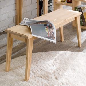 에덴퍼니처 원목 온누리 벤치 2인 의자