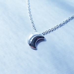 [베블링] 달님이 미아방지 실버목걸이