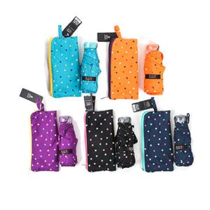 [더로라]휴대용 우산- 5단 접는 우산 - 별사탕 e541