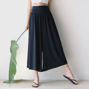 [유스타일팜] ITY에어로쿨 셔링 와이드9부팬츠 PKU011