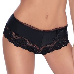 [로사] 시시 블랙 예쁜 여성 레이스 사각팬티 드로즈 노라인