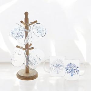 쯔비벨무스터 아일랜드 글라스 머그 6p 세트