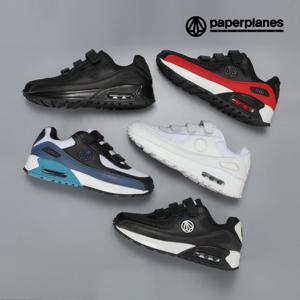 [P-Planes] 남녀 소가죽 힐링 벨크로 고탄성 AIR-운동화