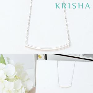 [크리샤]미니 바 실버 목걸이_KSN0056
