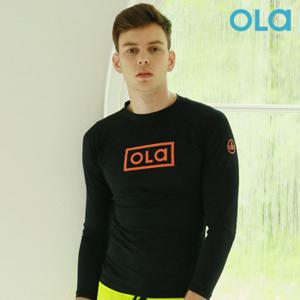 [OLA]올라 남성 블랙 래쉬가드 P00000BR 서핑웨어/수영복