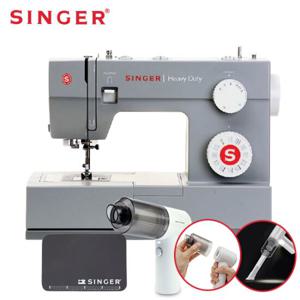 재봉틀 준공업 오버록 가정용 미싱 싱거4432/무선청소기 확장테이블 포함