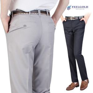 [필골드] C653nC657 여름 솔리드 노턱 남성정장팬츠