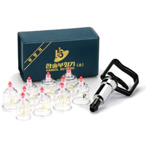 [한솔의료기] 한솔부항기 소형 10컵 - 부항펌프 포함