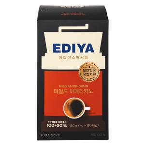 [이디야] 원두커피 마일드아메리카노 기획세트 (1g*130T)