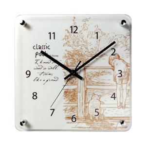 디즈니 D822POOH 무소음 푸 클래식 벽시계  26.5cm