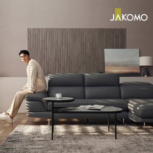 [자코모]키프 4인 카우치형 기능성 천연면피 소가죽 소파