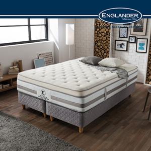 [잉글랜더]NEW E호텔 구스패딩 라텍스 7존 독립스프링 필로우탑Q