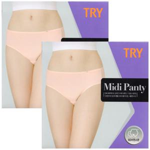 TRY60수면스판스킨미디삼각팬티3매입2상자TCWPDC7