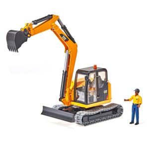 [브루더] CAT 미니 엑스커베이터 피규어세트