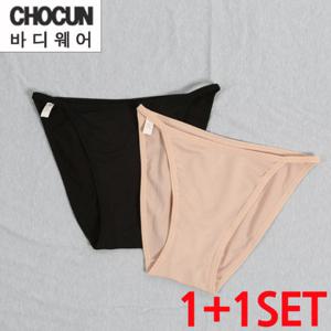 초끈 비키니 수영복 이너팬티 2종세트