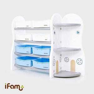 아이팜 디자인정리함 (그레이) - 구성5. 정리함+코너장