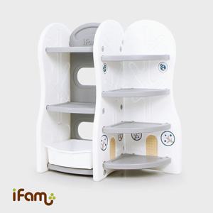 아이팜 디자인정리함 (그레이) - 구성7. 책장+코너장