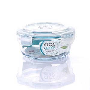 네오플램 클락글라스(내열유리) 밀폐용기 원형 620ml