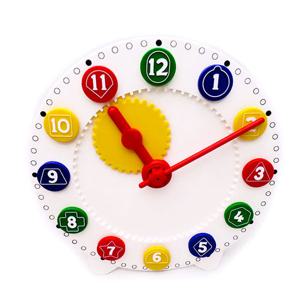 큰솔스토밍 도형맞추기 시계모형 KS5070/모형시계/시간학습/도형