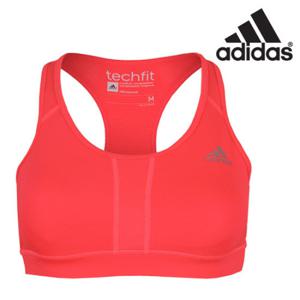 아디다스 여성 테크핏 미디움서포트 브라탑 - S00558