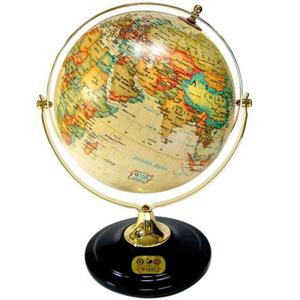 세계로/영문지구본 220-AEBR(지름:22cm/브라운/영문/월드타임/공전자전)지구의/어린이날선물/크리스마스선물/지도/장난감