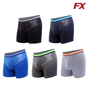 [피트엑스]스포티 쿨프로 남성 미드롱 드로즈팬티 5종세트