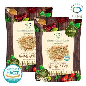 푸른들판 100% 국산 볶은 율무 가루 500g 2개 볶음 율무차 분말