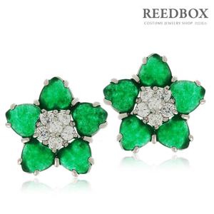 [리드박스] 혼주 한복귀걸이 비취꽃 귀걸이 귀찌