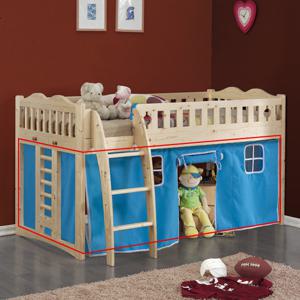 키즈돔 알파 하부커튼 (핑크/블루)