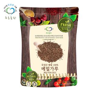 푸른들판  생 메밀 가루 500g 분말 100% 곡물 파우더