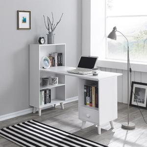 라움가구 치이즈 2R 미니 h형 서랍통 책상세트