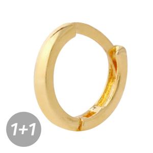 미니아트 라온즈 14K 금침 링 피어싱 귀찌 원터치 귀걸이 2종